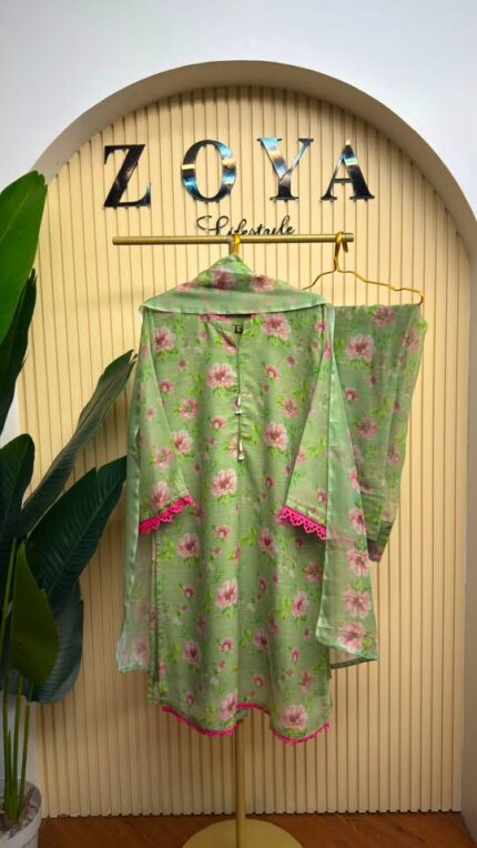 Fully stitched 3 piece Kamiz set
