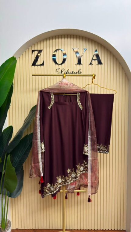 Fully stitched 3 piece Kamiz set