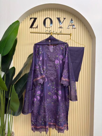 Fully stitched 3 piece Kamiz set