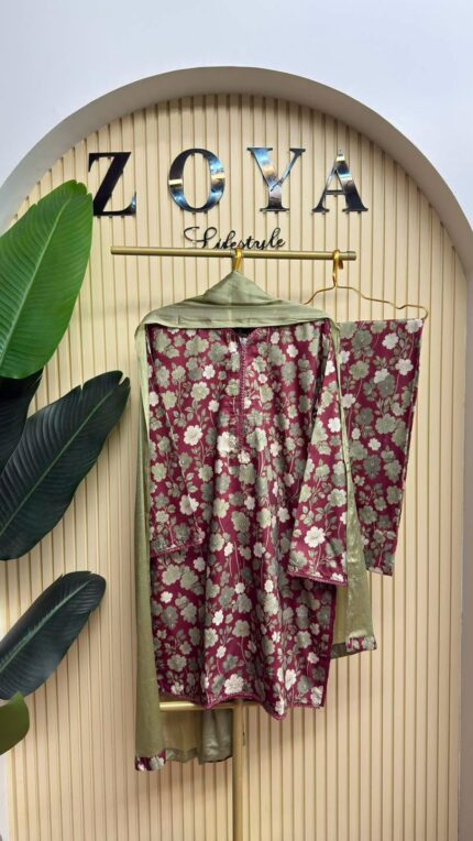 Fully stitched 3 piece Kamiz set