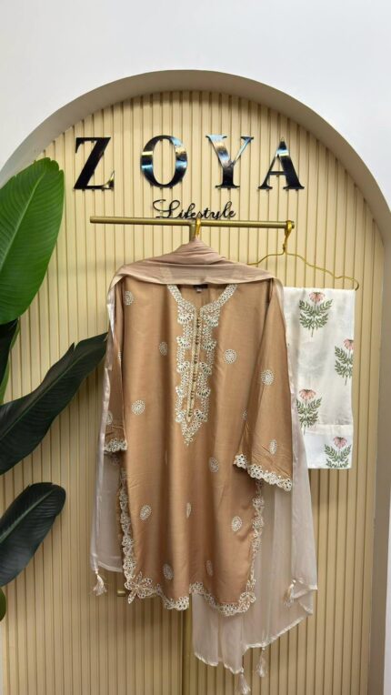 Fully stitched 3 piece Kamiz set