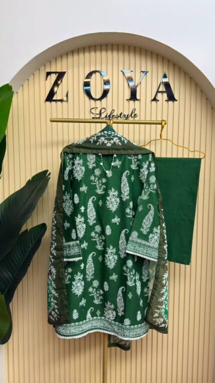 Fully stitched 3 piece Kamiz set