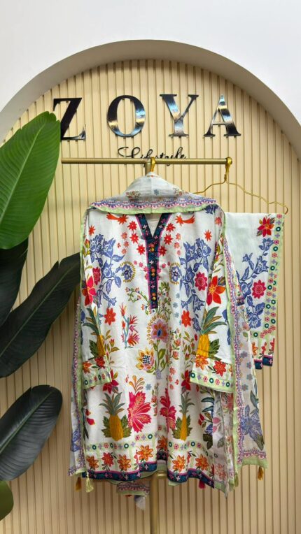 Fully stitched 3 piece Kamiz set